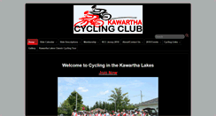 Desktop Screenshot of kawarthacyclingclub.com